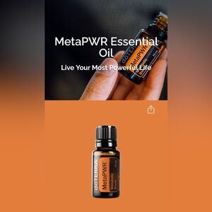 doTERRA MetaPWR Metabolic Blend with Orange Label